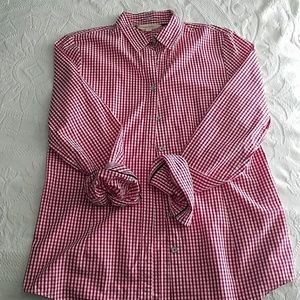 Brooks Brothers button down gingham shirt